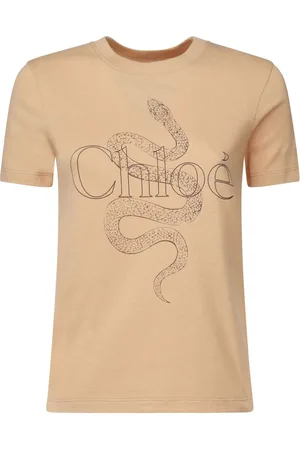 Chloé Playera con estampado de serpiente
