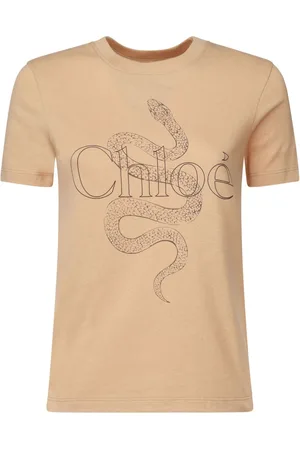 Chloé Playera con estampado de serpiente