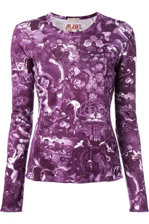 Jean Paul Gaultier Playera con estampado de bebés