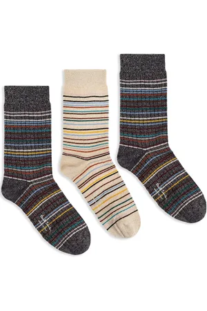 Paul Smith Pack de tres pares de calcetines Signature Stripe