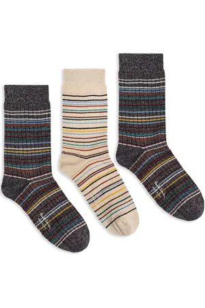 Paul Smith Pack de tres pares de calcetines Signature Stripe