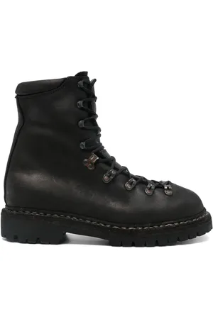 GUIDI Botas con agujetas