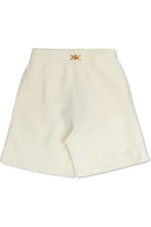 VERSACE Shorts deportivos con bordado Sangallo