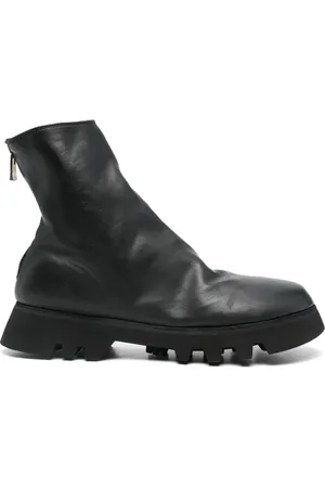 GUIDI Botas con agujetas