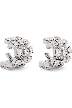 Patrizia Pepe Arete ear-cuff con detalles de cristal