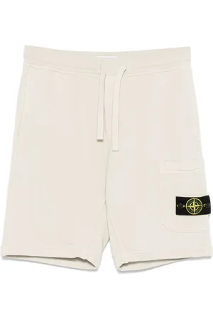 Stone Island Shorts deportivos con distintivo Compass