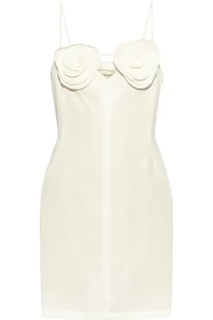 BLUMARINE Vestido corto con detalle de rosa