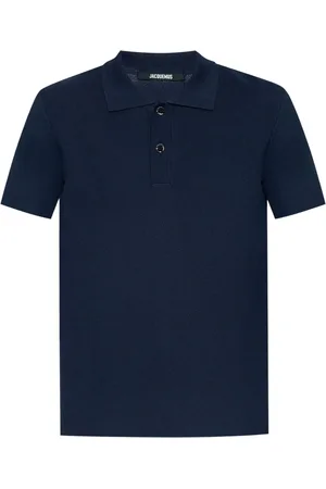 Jacquemus Playera tipo polo con logo en jacquard