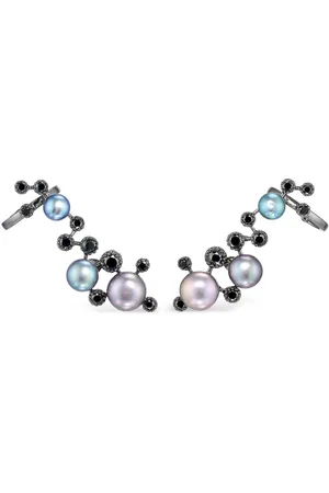 Anabela Chan Arete ear-cuff Constellation en oro de 18kt con perla