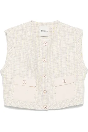 Sandro Camiseta de tweed