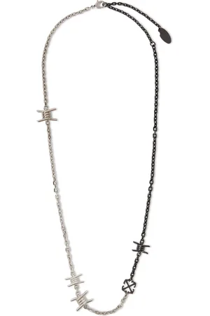 OFF-WHITE Collar de alambre de púa