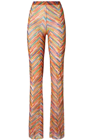 Missoni Pantalones con motivo en zigzag