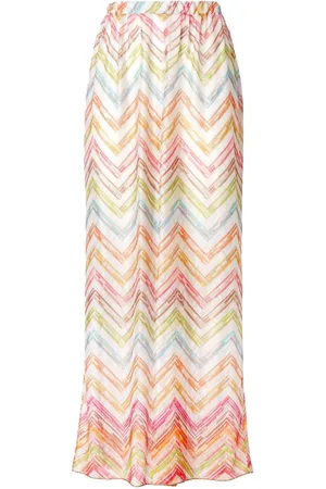 Missoni Pantalones palazzo con motivo en zigzag