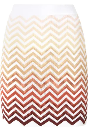 Missoni Falda corta con motivo en zigzag