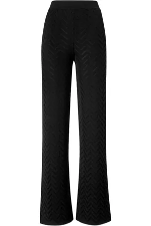 Missoni Pantalones con motivo en zigzag