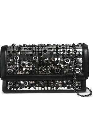CHANEL Bolsa de hombro bordada con lentejuelas 2016