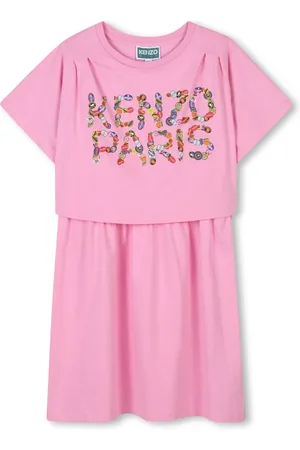 Kenzo Vestido con logo estampado