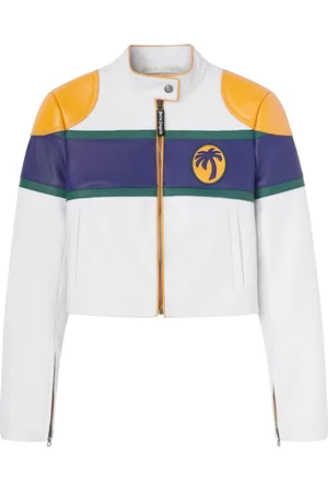 Palm Angels Chamarra biker con logo