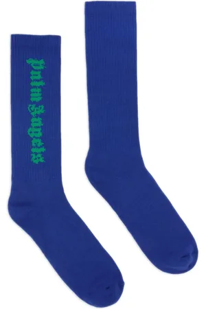 Palm Angels Calcetines con logo de llamas