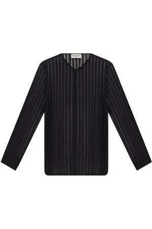 OFFICINE GENERALE Camisa con rayas estampadas
