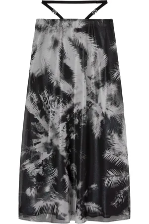 Palm Angels Falda midi Blueprint