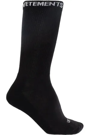 Vetements Calcetines con logo en intarsia