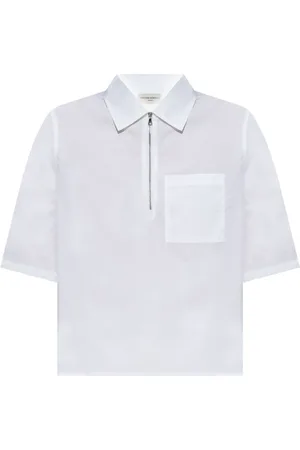 OFFICINE GENERALE Playera tipo polo de popelina