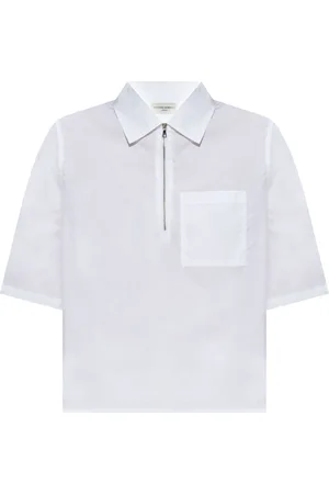 OFFICINE GENERALE Playera tipo polo de popelina