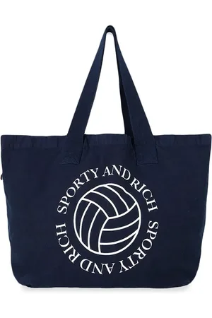 Sporty & Rich Tote con logo estampado