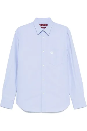 Gucci Camisa con rayas estampadas