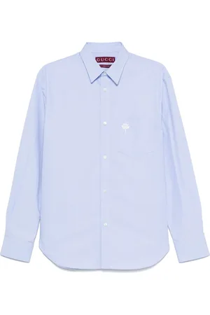 Gucci Camisa con rayas estampadas