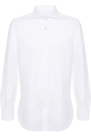BARBA Camisa semitransparente con cuello