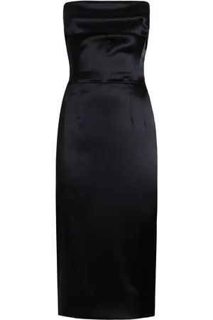 Dolce & Gabbana Vestido midi con acabado satinado