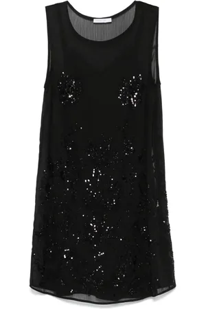 Patrizia Pepe Vestido corto con bordado floral