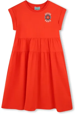Kenzo Vestido con logo estampado