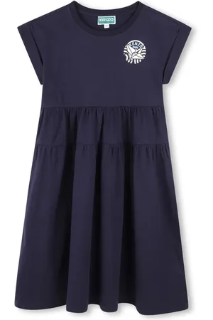 Kenzo Vestido con logo estampado