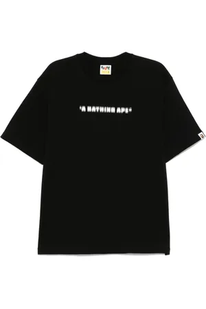 A Bathing Ape Playera con logo pixelado