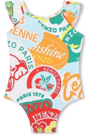 Kenzo Traje de baño con estampado gráfico