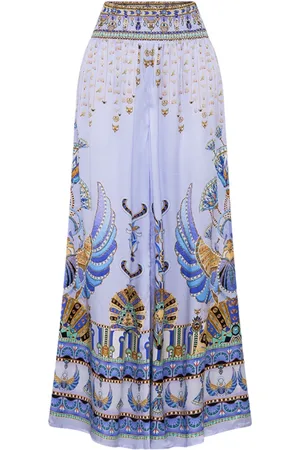 Camilla Pantalones con pretina fruncida