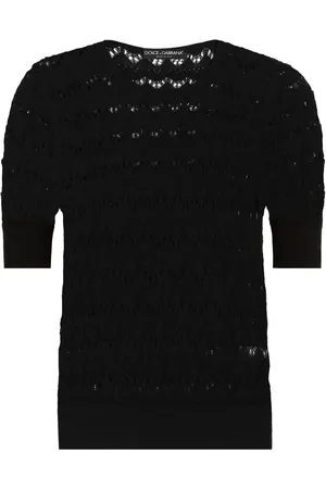 Dolce & Gabbana Playera tejida de crochet