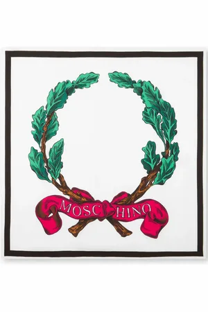 Moschino Mascada con logo estampado
