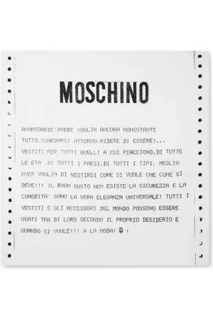 Moschino Mascada con logo estampado