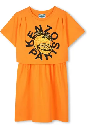 Kenzo Vestido con logo estampado