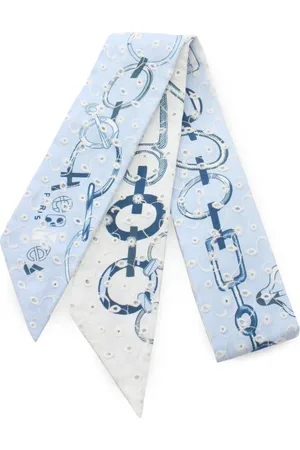 Hermès Mascada con estampado Twilly Do Re Boucles 2020 sin uso