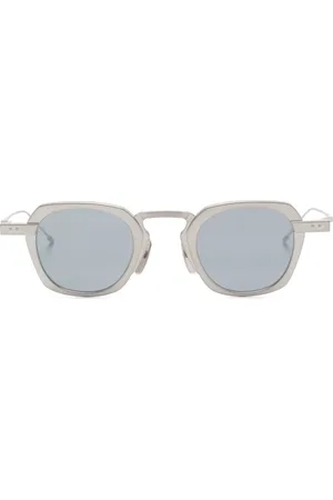 Thom Browne Lentes de sol con armazón cuadrada
