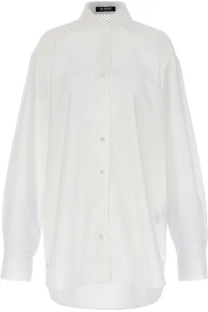 RAF SIMONS Camisa con detalles de malla