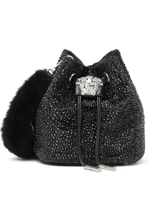 VERSACE Bolsa bucket La Medusa mini con cristales