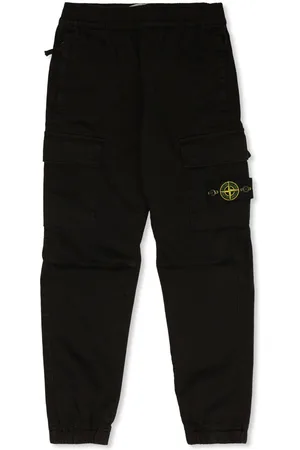 Stone Island Pantalones con distintivo Compass