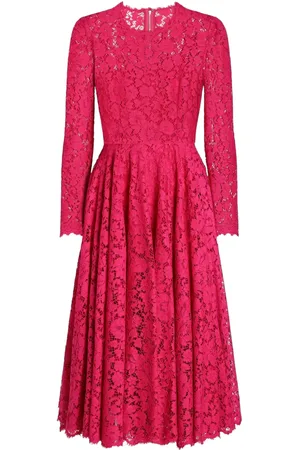 Dolce & Gabbana Vestido con aplique de encaje