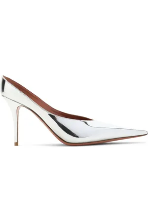 Amina Muaddi Mules Anok con tacón de 105mm